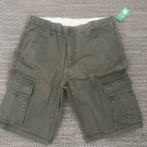 GAP Green Casual Cargo Shorts